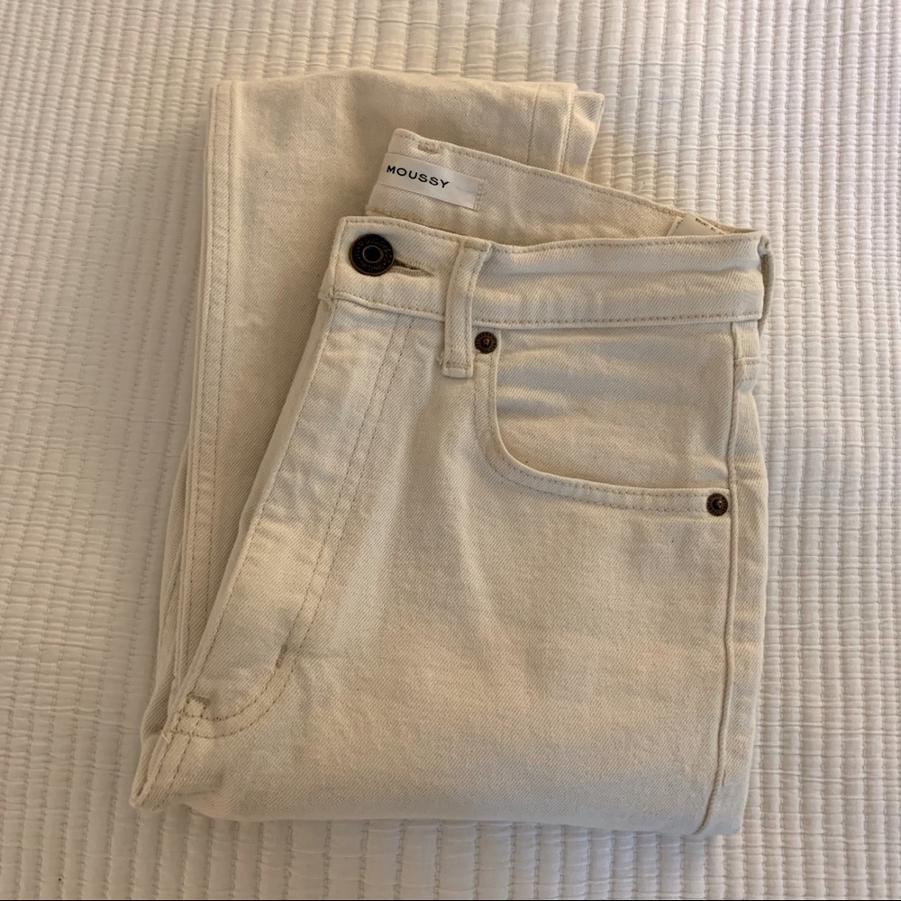 MOUSSY Off-White Jeans 24
